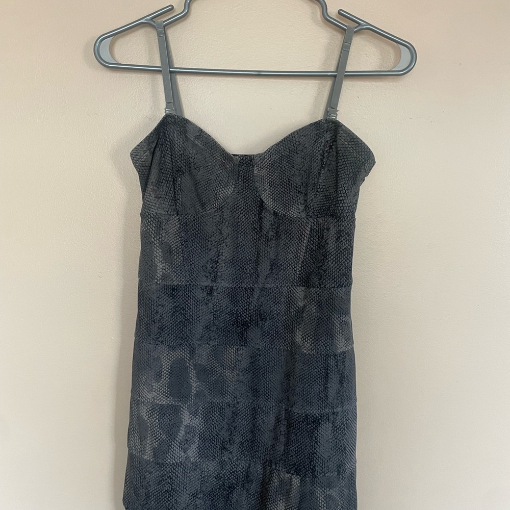 Aritzia Talula brown Textured dress